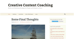 Desktop Screenshot of creativecontentcoaching.com